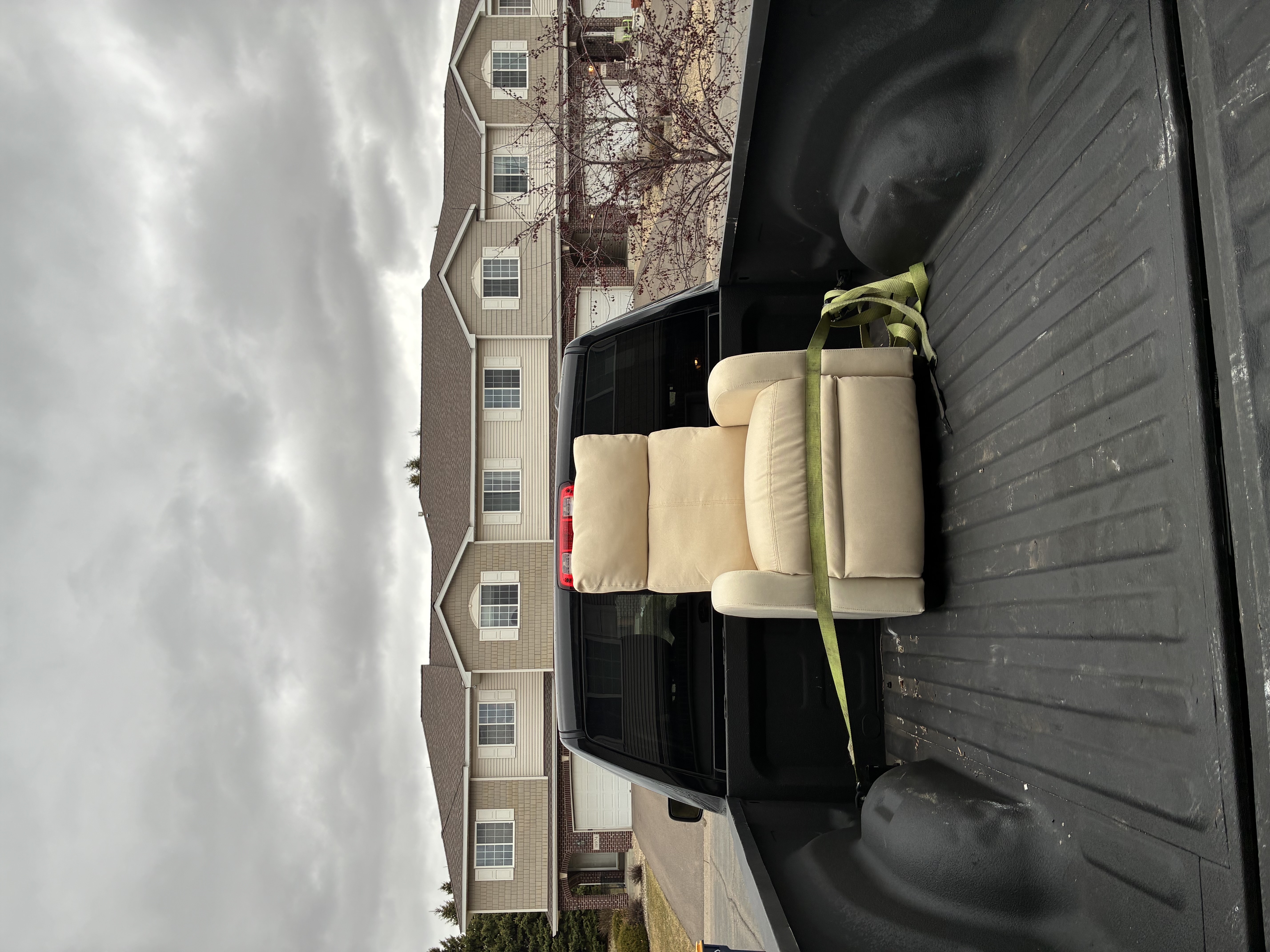 Furniture loaded onto a NextGen Hauling trailer