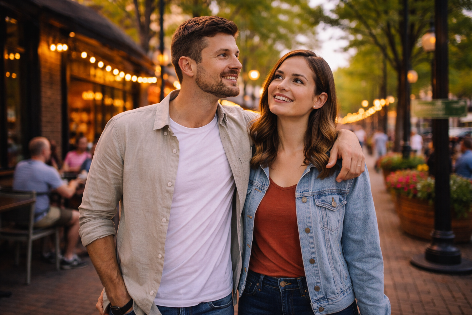 first-time home buyers exploring downtown Greenville South Carolina lifestyle and walkable area first-time home buyers exploring downtown Greenville South Carolina lifestyle and walkable area