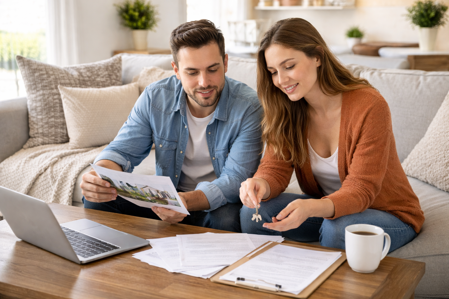 homebuyers reviewing new construction costs and budgeting for home expenses in Greenville South Carolina