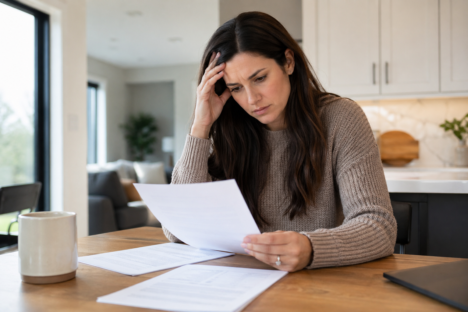 First-time home buyer in Greenville SC reviewing new construction contract paperwork and wondering what happens next