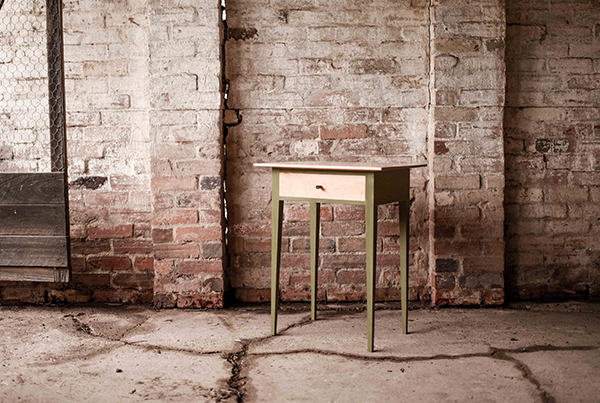 Shaker-inspired timber nightstand by Tim Coles