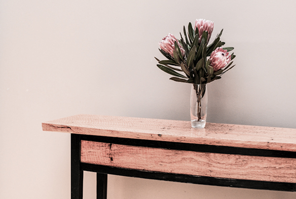 Tinamba Hotel console table by Tim Coles