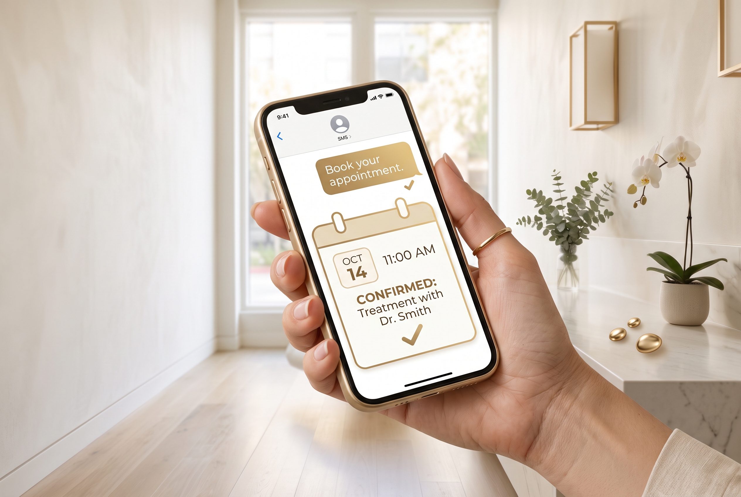 Facebook and Instagram ad creative for a med spa