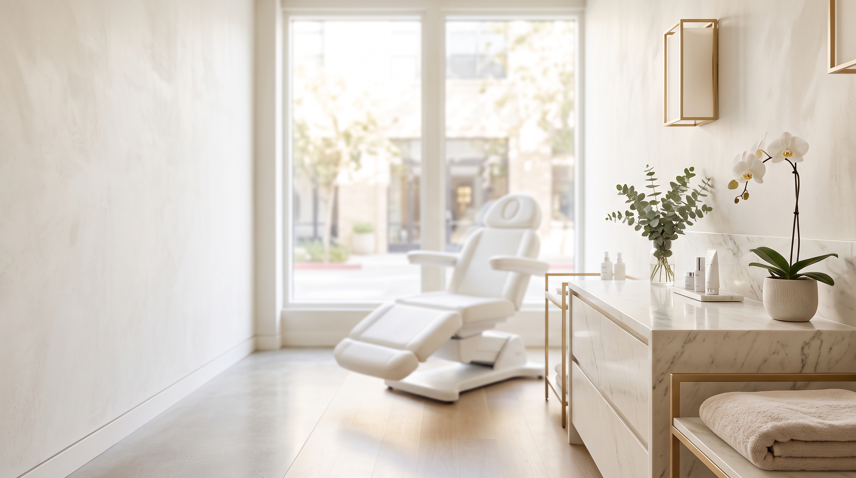Med spa front desk and reception