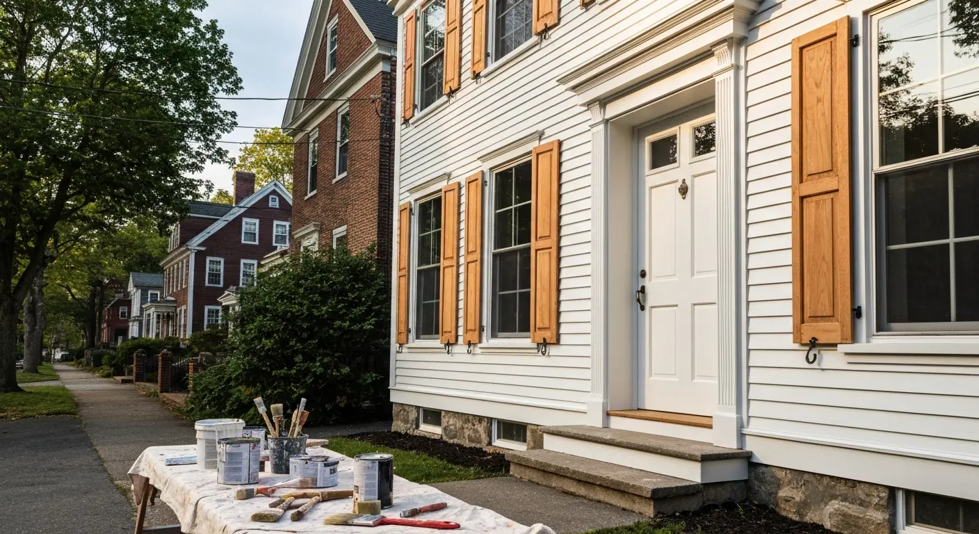 Historic home painting