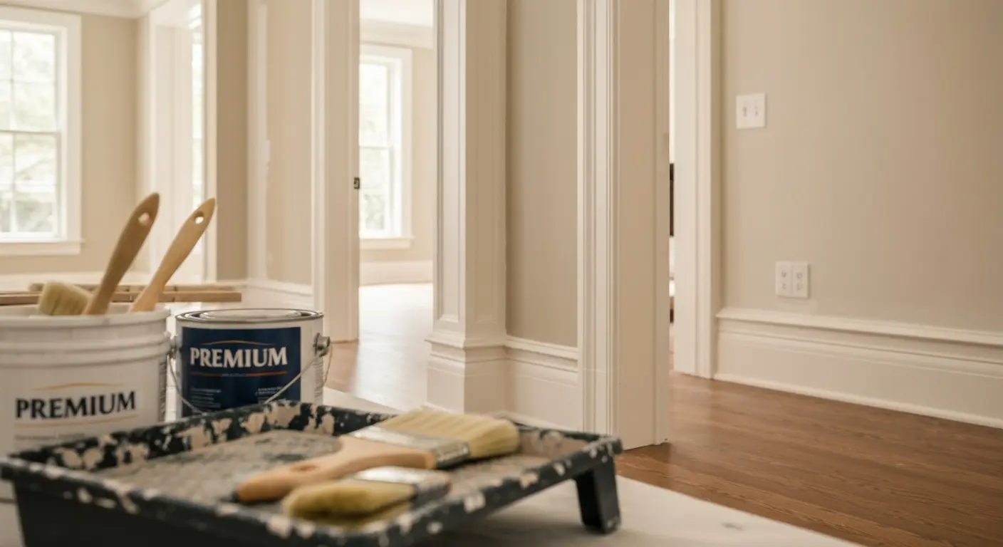 Interior painting in Scarsdale home