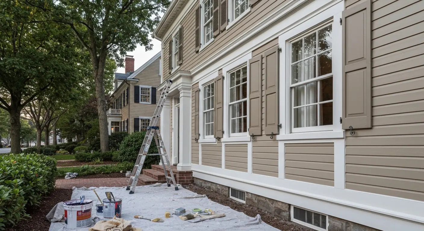 Exterior painting project