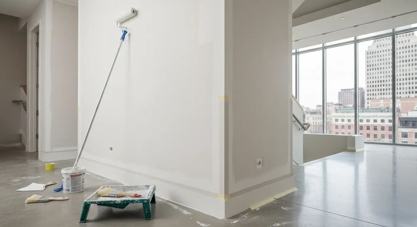 Commercial painting project