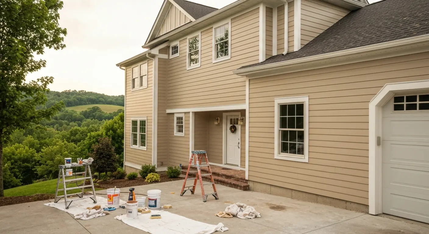 Exterior house painting