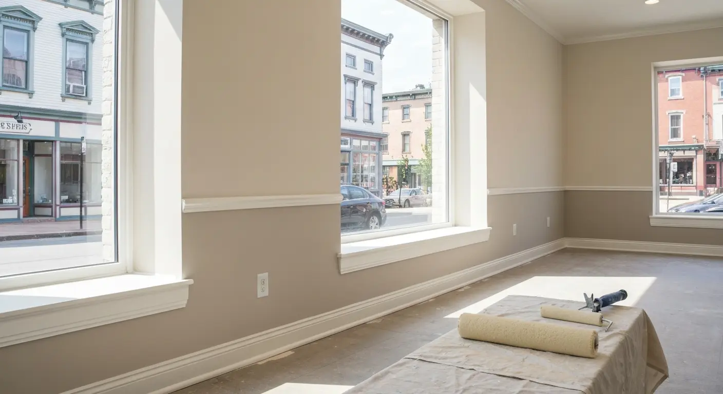 Commercial interior painting Dobbs Ferry Main Street