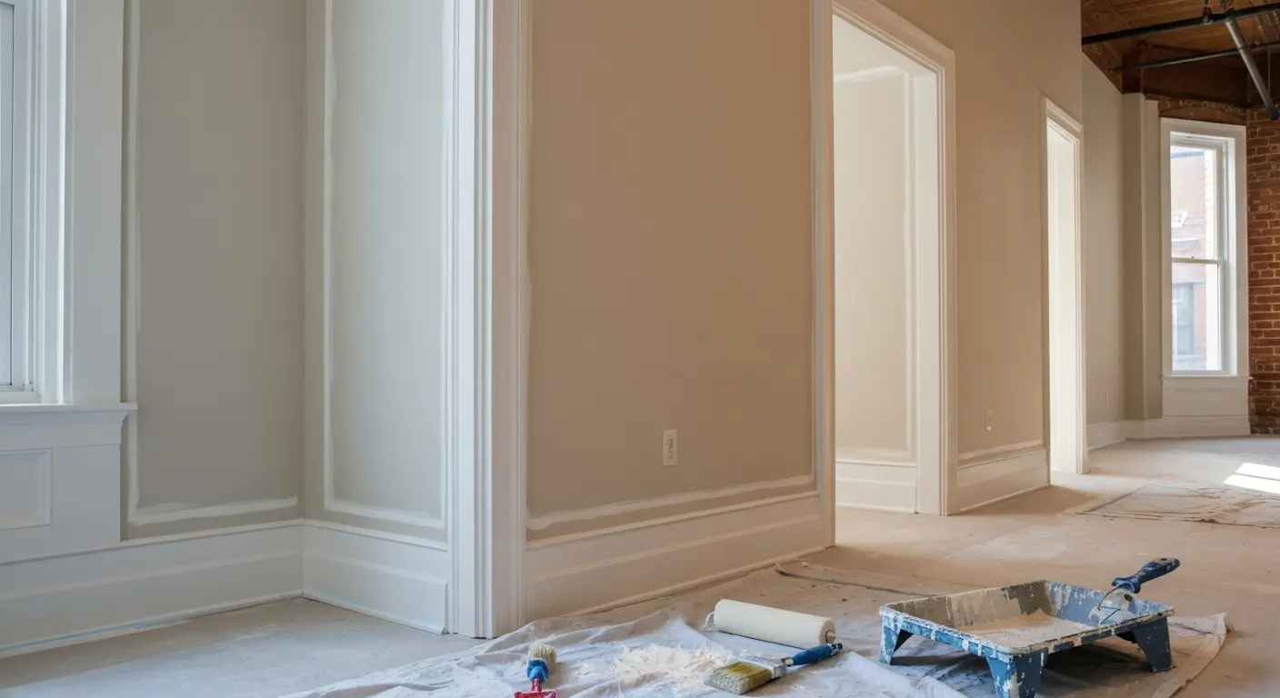 Commercial painting work