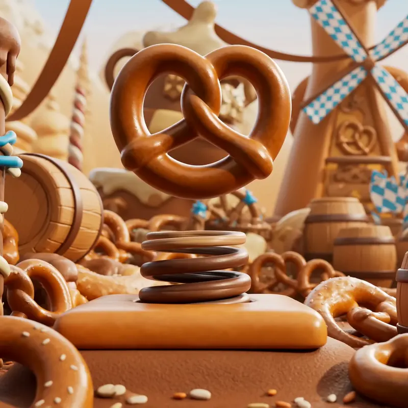 Pretzel Bounce Parade background preview