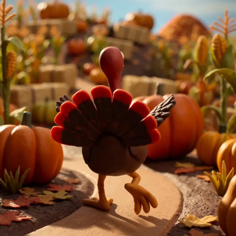 Turkey Trot Harvest Run background preview