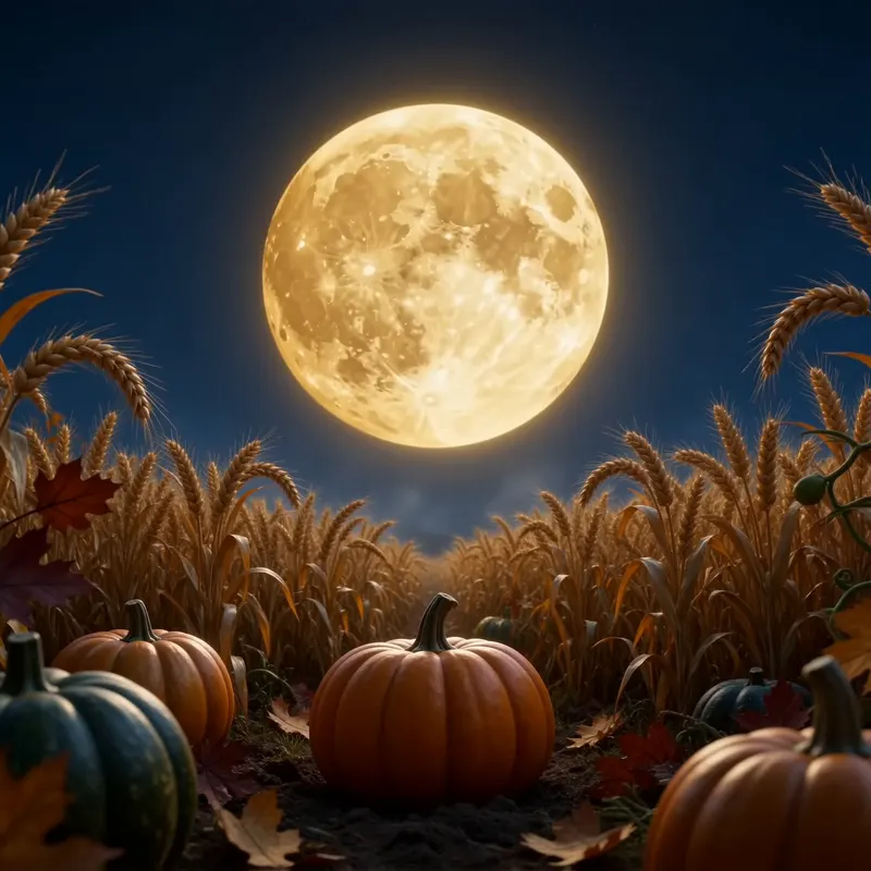 Enchanted Harvest Moon background preview