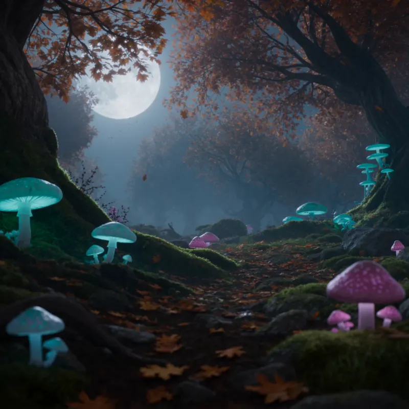 Enchanted Leafspell background preview
