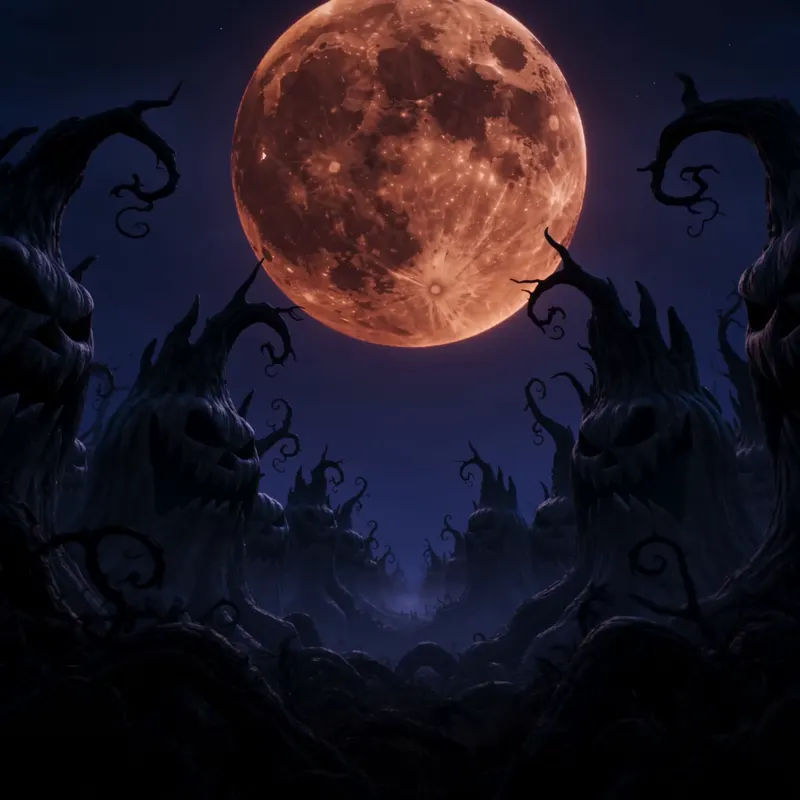 The Pumpkin Moon Ritual background preview