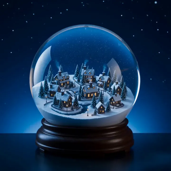 Snow Globe Village background preview