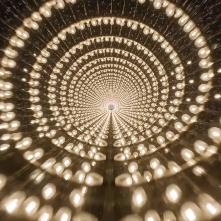 Holiday Light Tunnel background preview