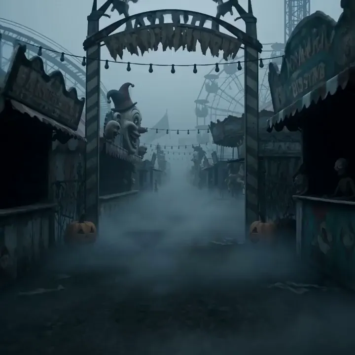Midnight Fairground background preview