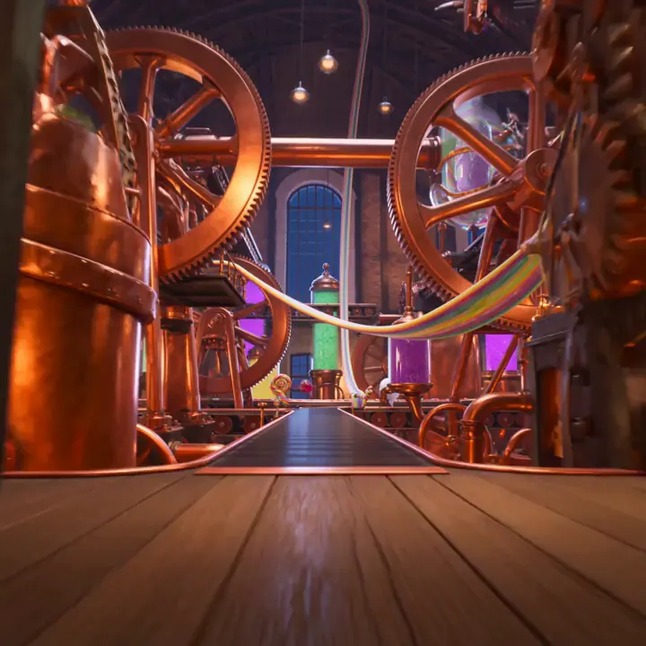 Sweet Shop to Spooky Town background preview