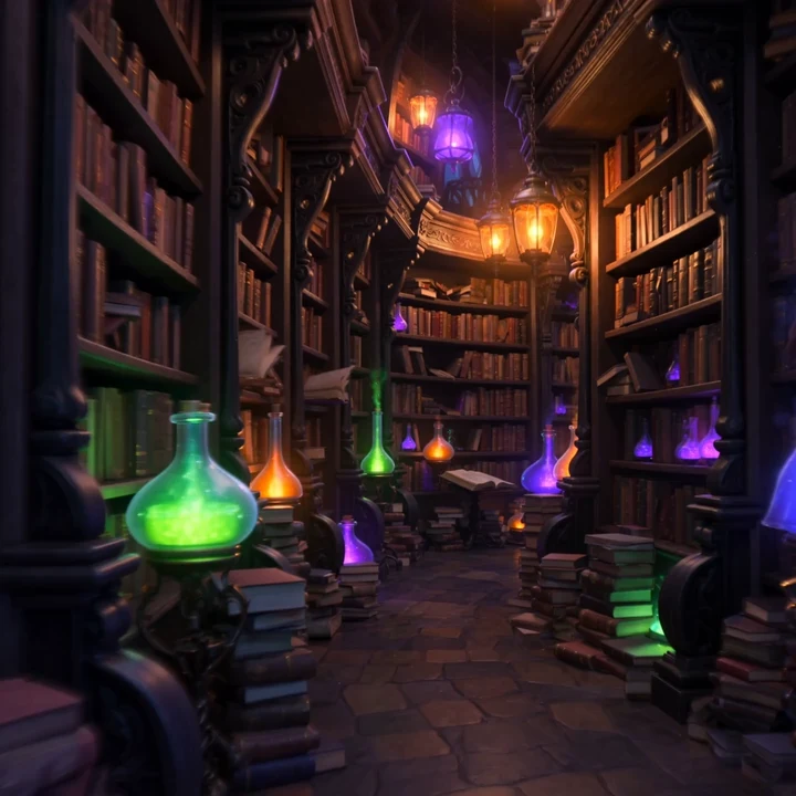 Spellbook Library background preview