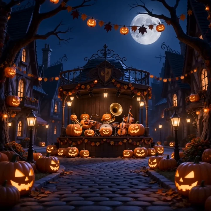 Jack-O'-Lantern Jamboree background preview