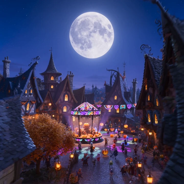 Jack-O'-Moon Carnival background preview