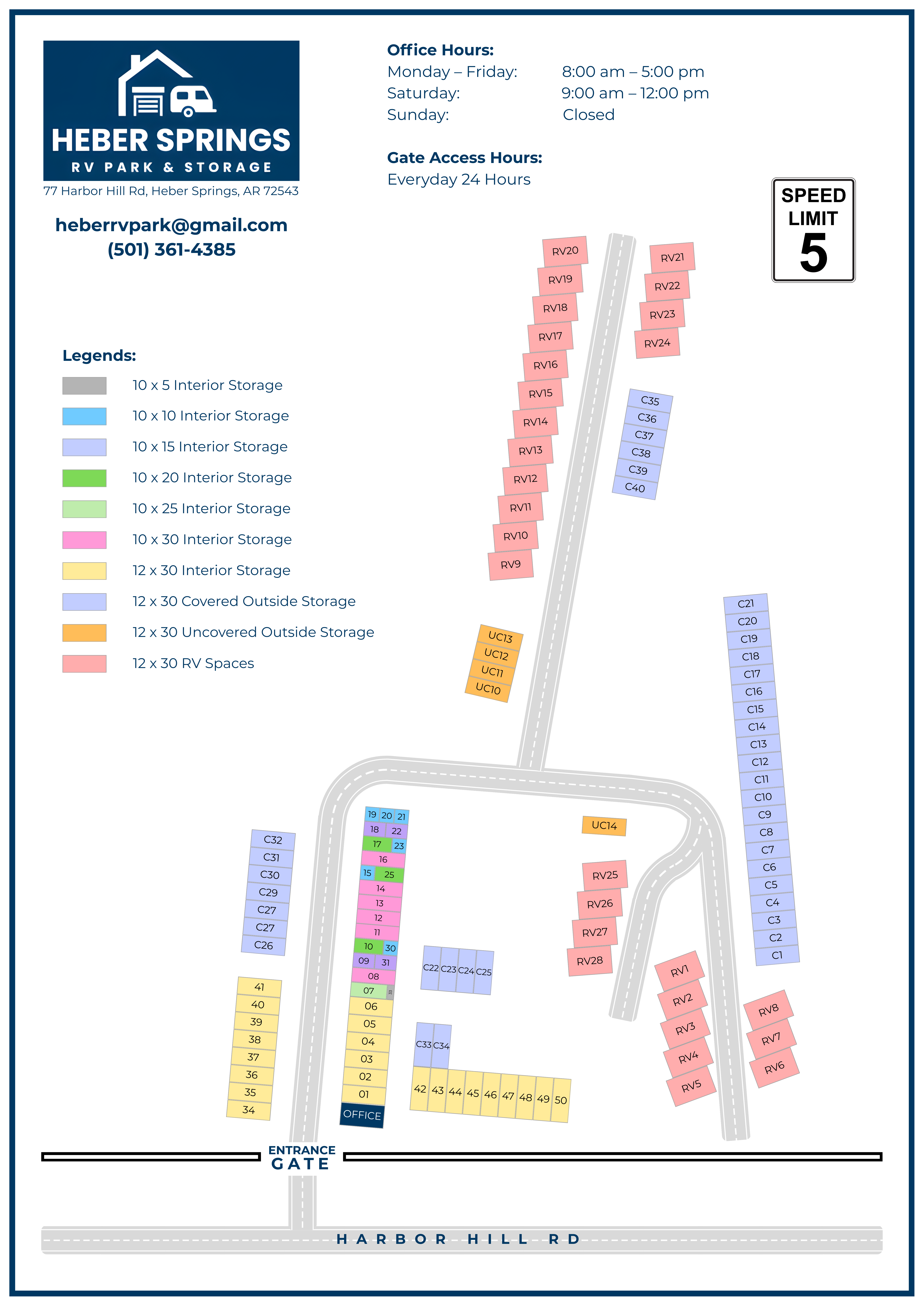 Heber Springs Facility Map