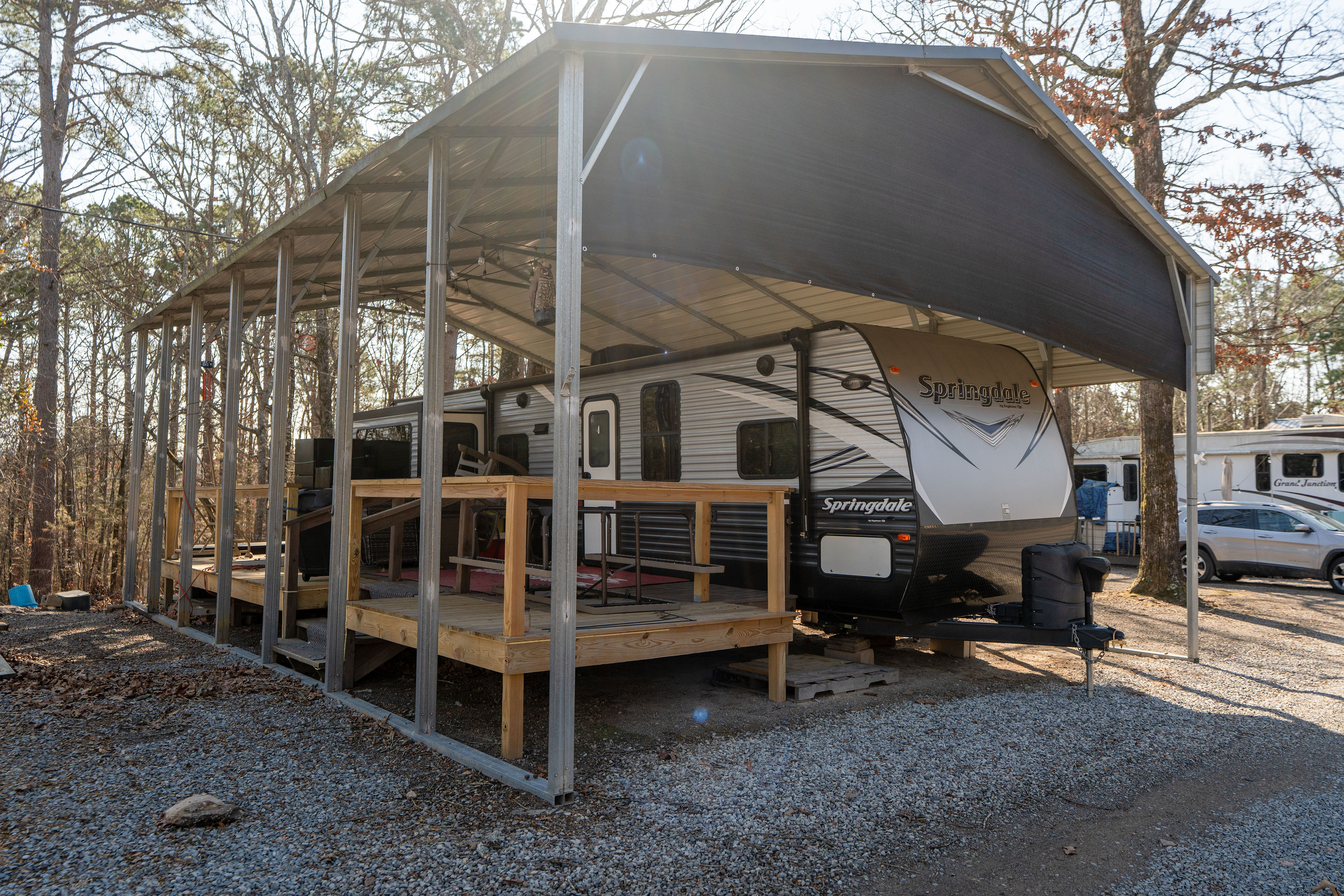 RV Covered Site with Deck