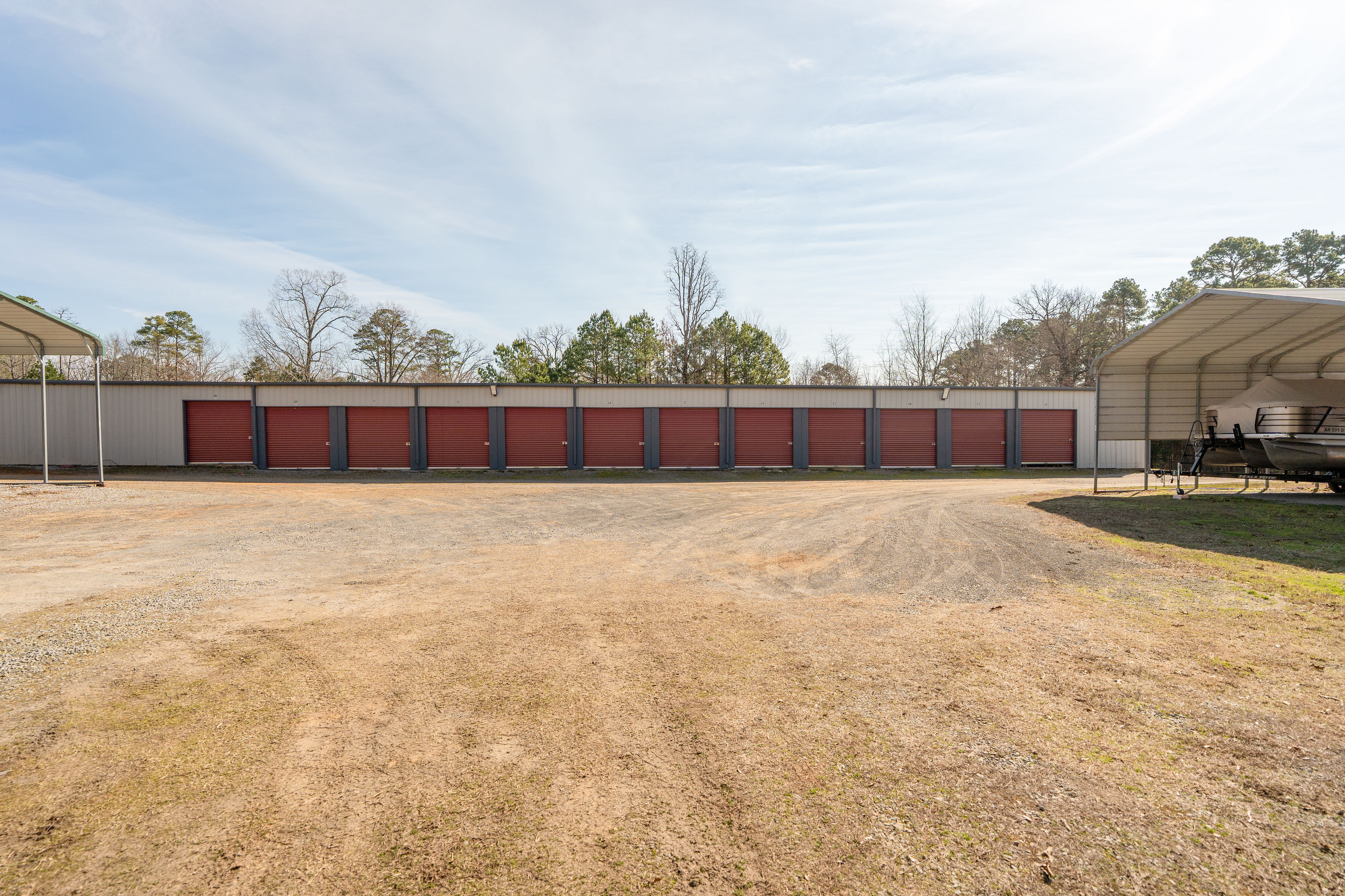 Storage Units Front View
