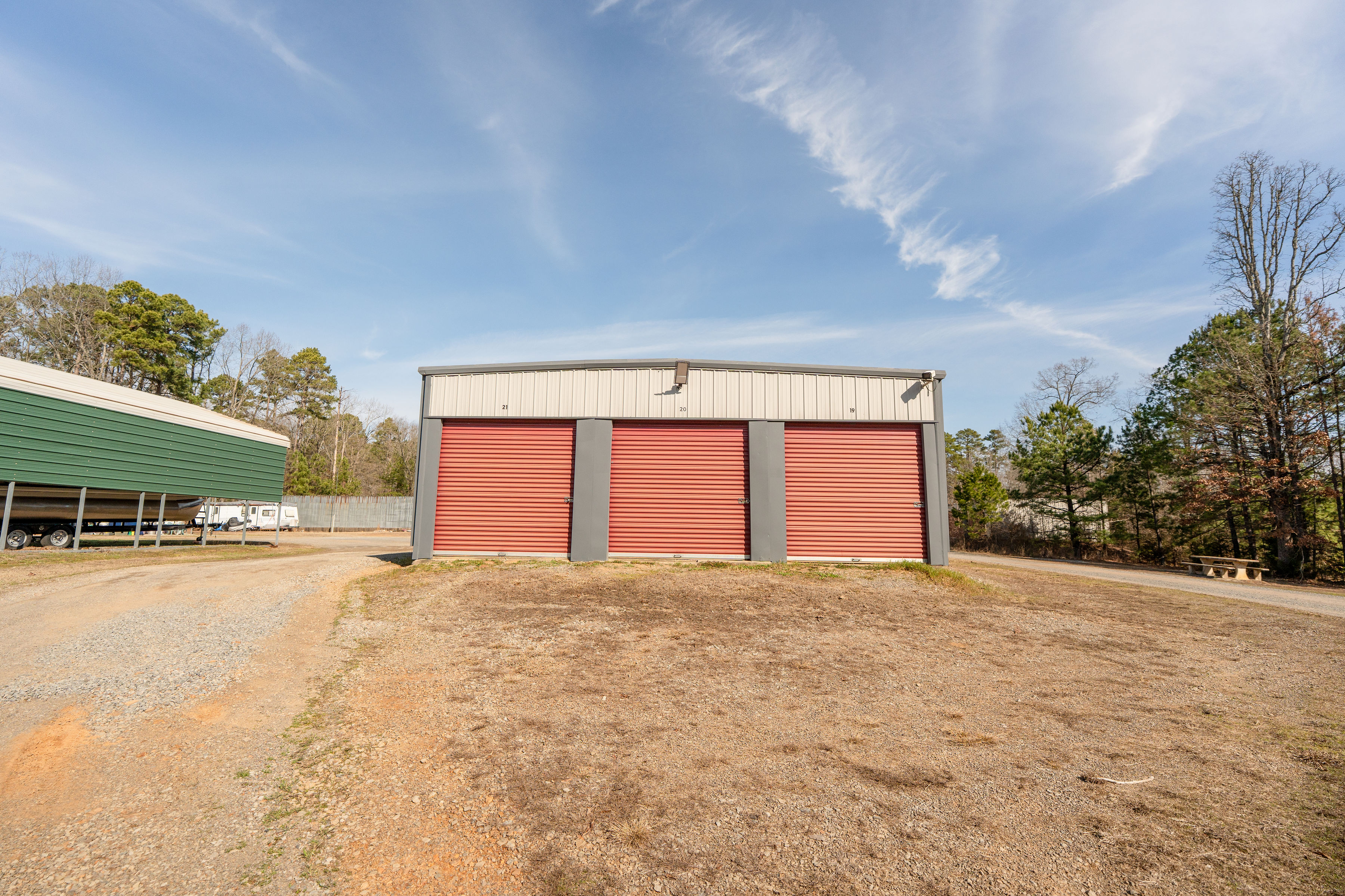 Storage Three Doors Wide