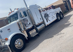 Tow truck at the shop