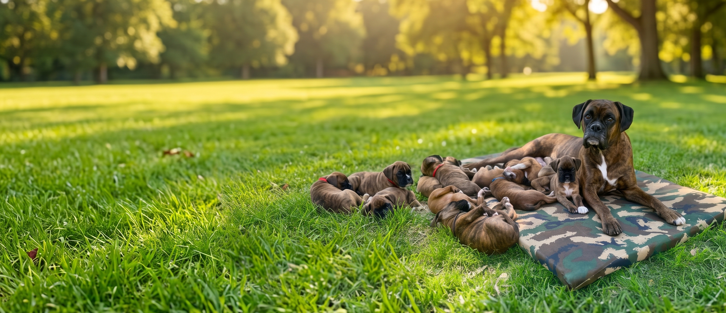 Litter of Fairytail Forest Boxer Puppies