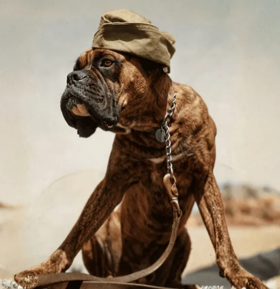 Regal Boxer Portrait