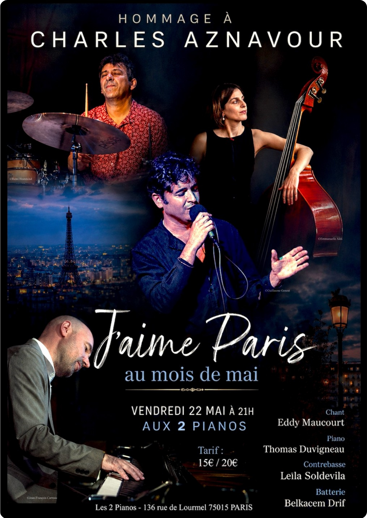 Blog Aude Compose - Spectacle Hommage Aznavour par Eddy Maucourt