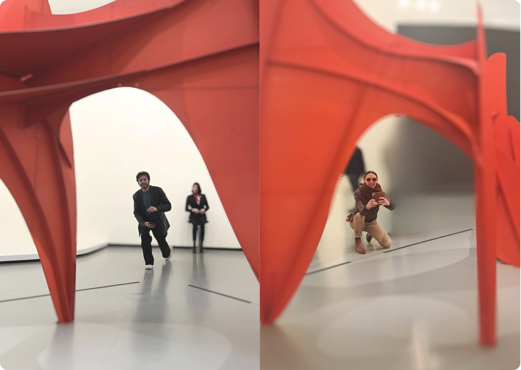 Eddy Maucourt et Aude Compose exposition Calder Fondation Louis Vuitton