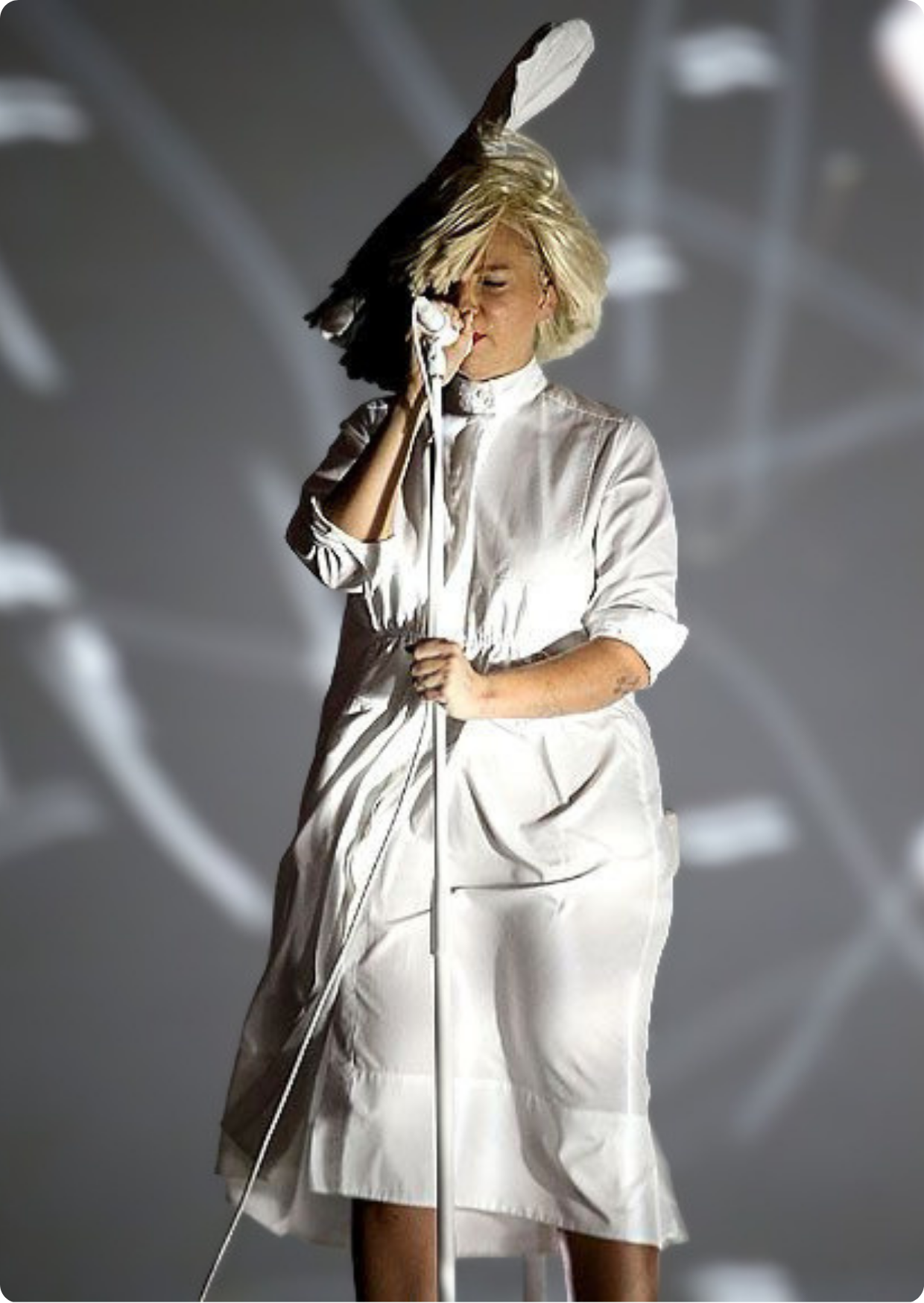Blog Aude Compose - Sia chante sur scène