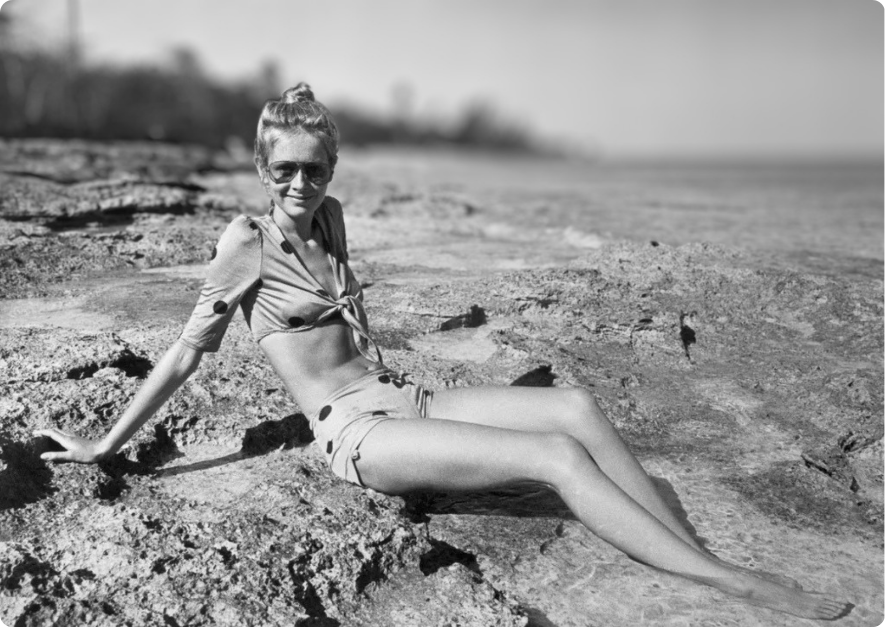 blog Aude Compose - Twiggy à la plage
