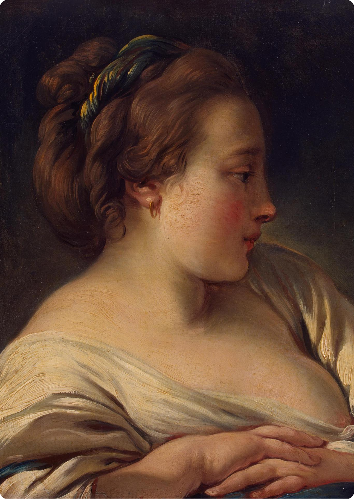 Blog Aude Compose - Peintre Boucher Tête de jeune fille