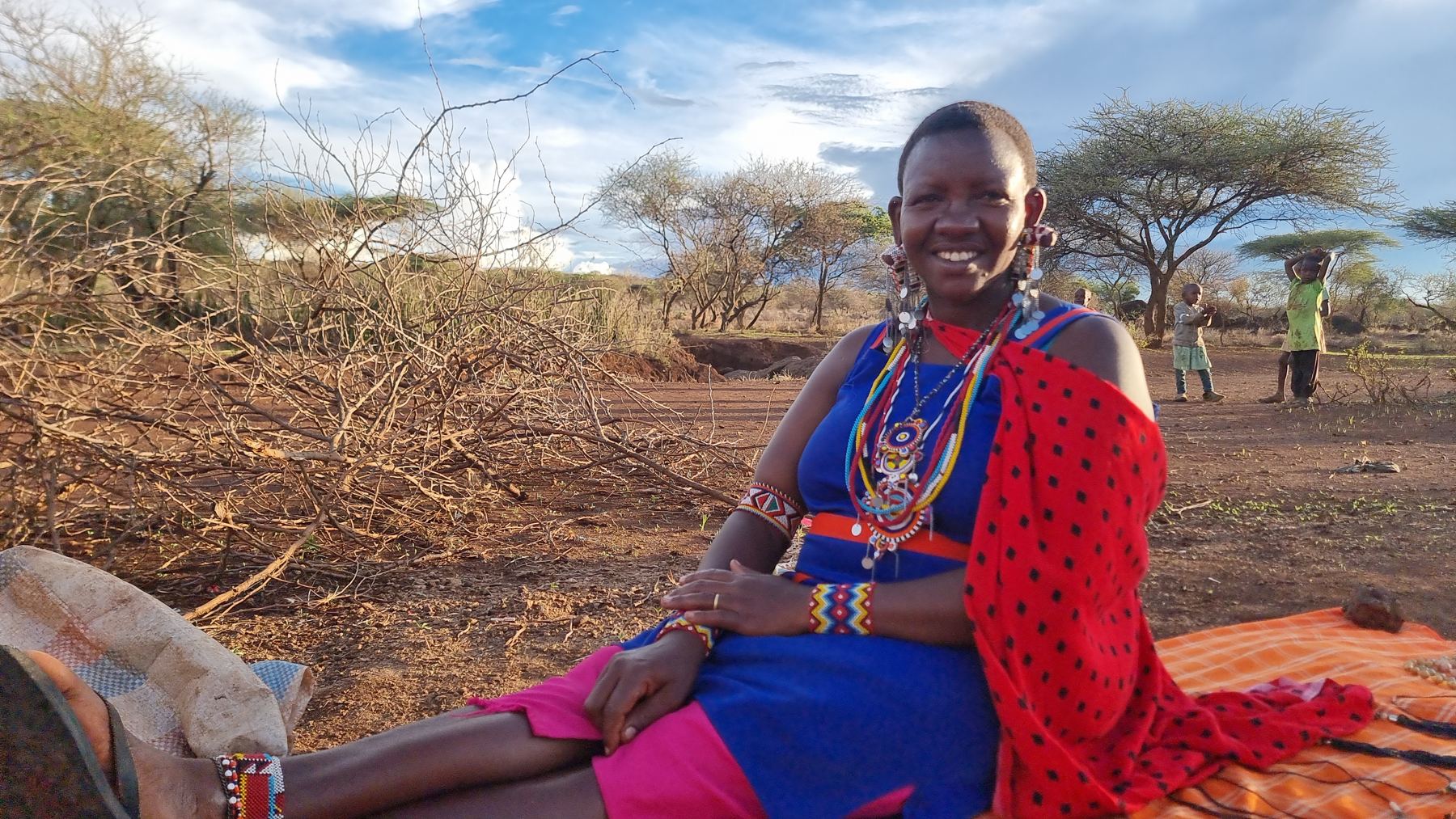 A Maasai mother