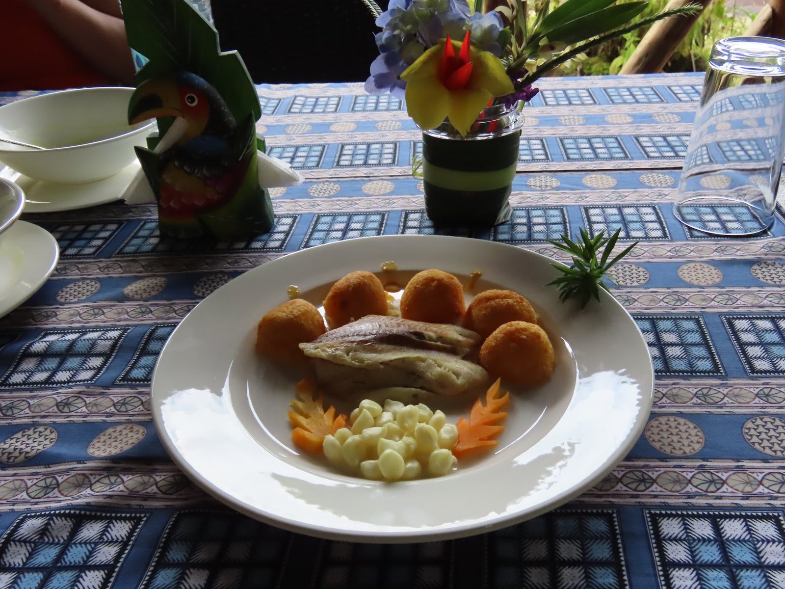 A plate from the community kitchen