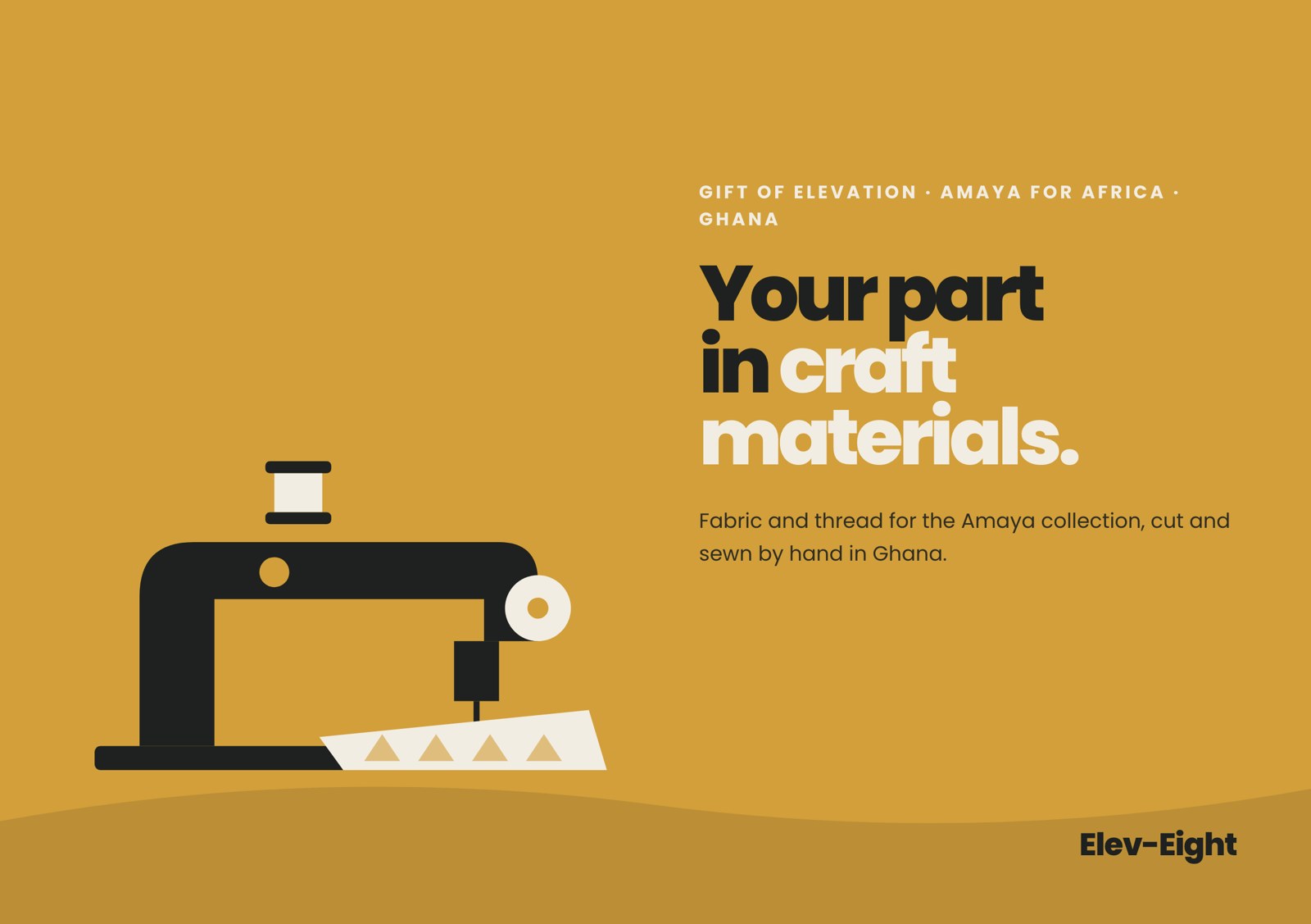 Craft materials.