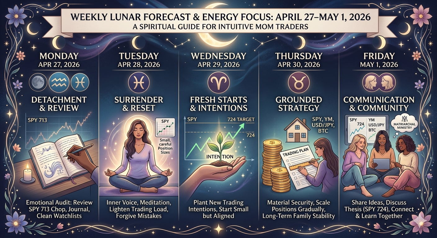 Weekly Lunar Forecast & Energy Focus April 27 - May 1, 2026 Weekly Lunar Forecast & Energy Focus April 27 - May 1, 2026