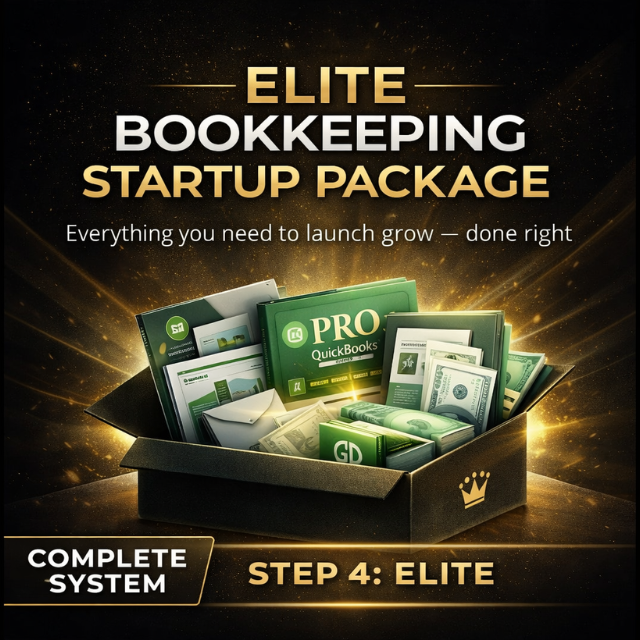 Elite Bookkeeping Startup Package