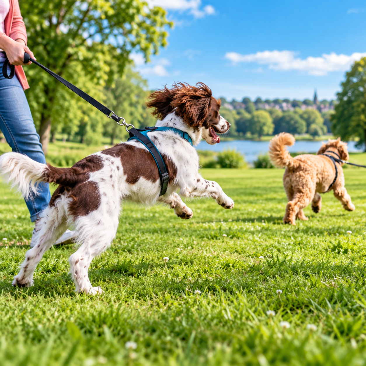 Jumping at or Chasing Other Dogs
