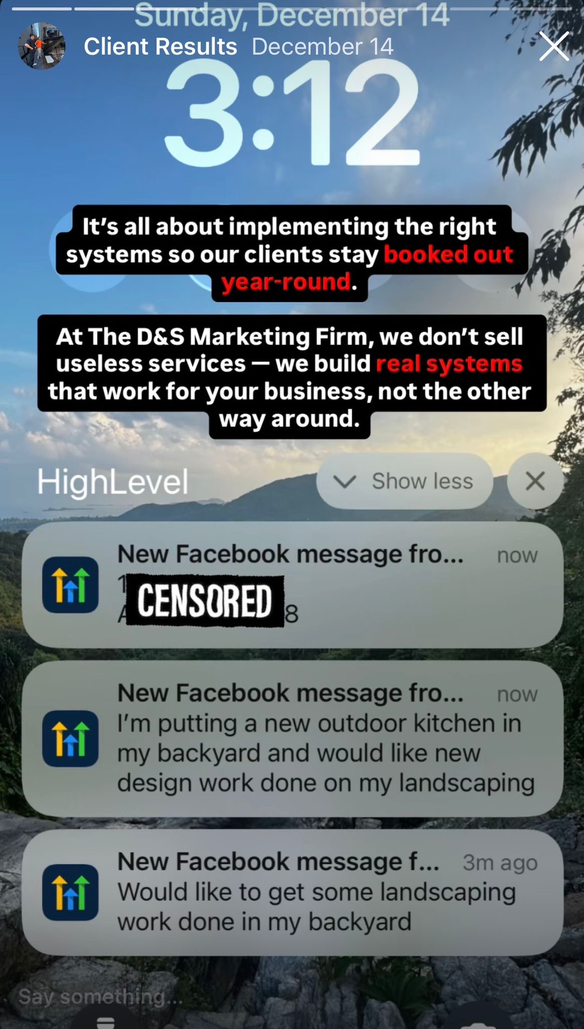 Client result