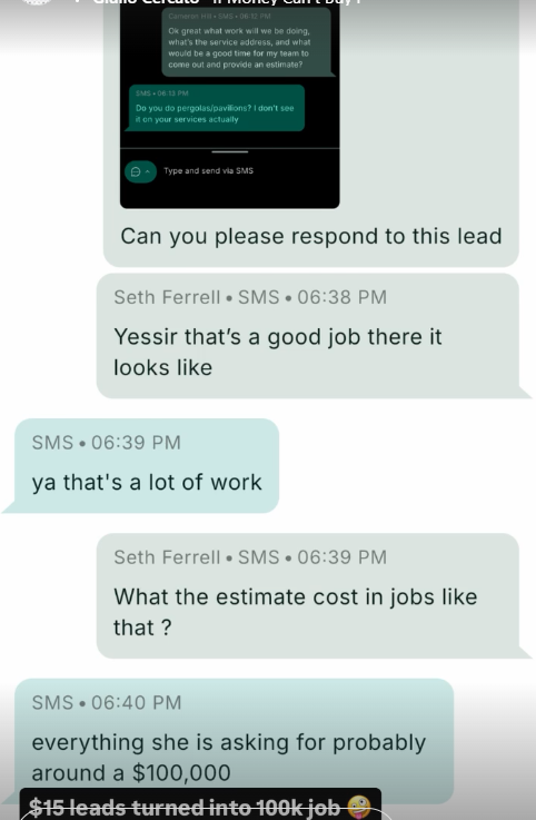 Client message