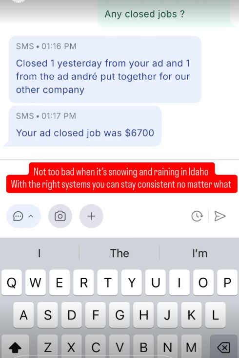 Client message