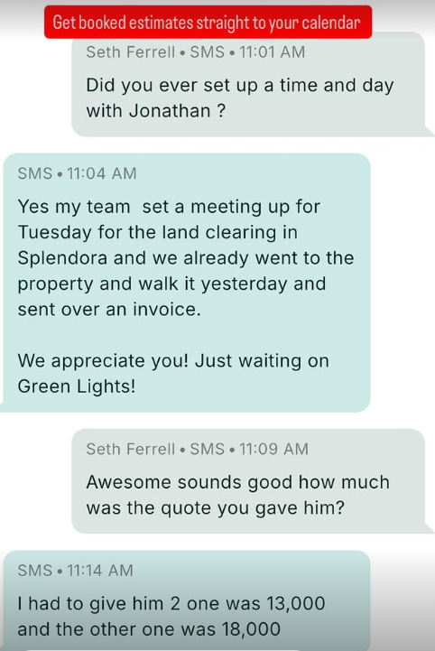 Client message