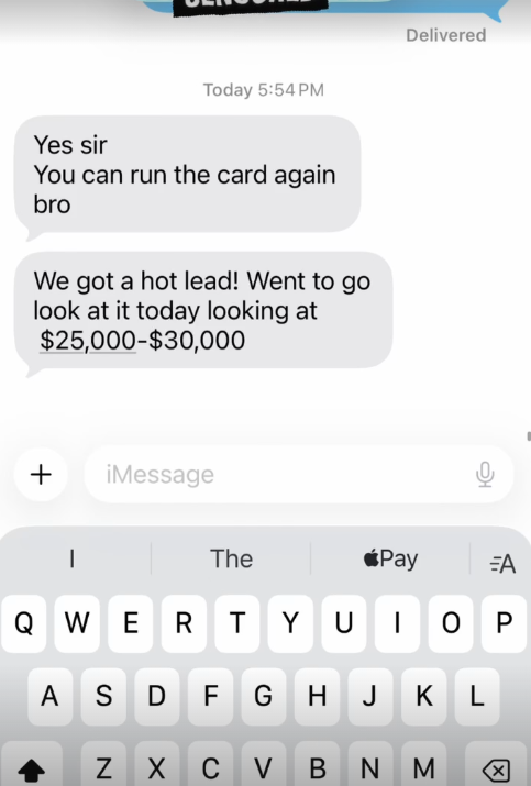 Client message